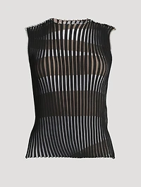 Plating Knit Top