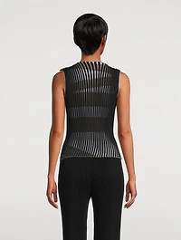 Plating Knit Top