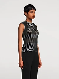 Plating Knit Top