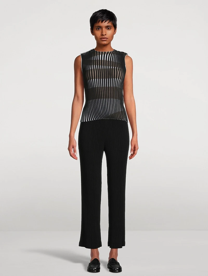 Plating Knit Top