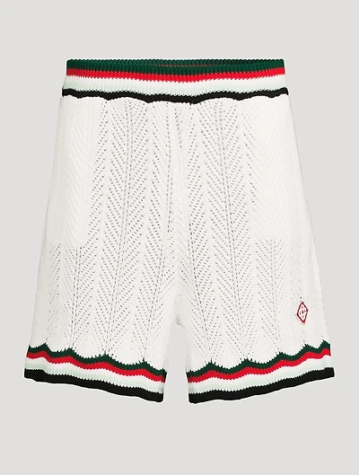Chevron Crochet Shorts