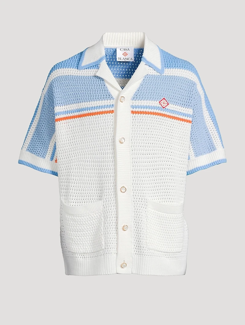 Cotton Tennis Crochet Shirt