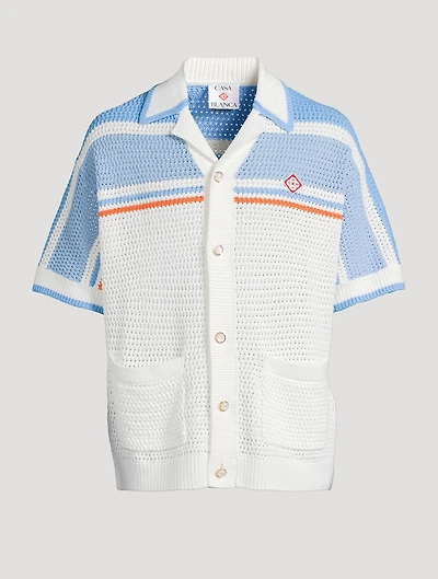 Cotton Tennis Crochet Shirt