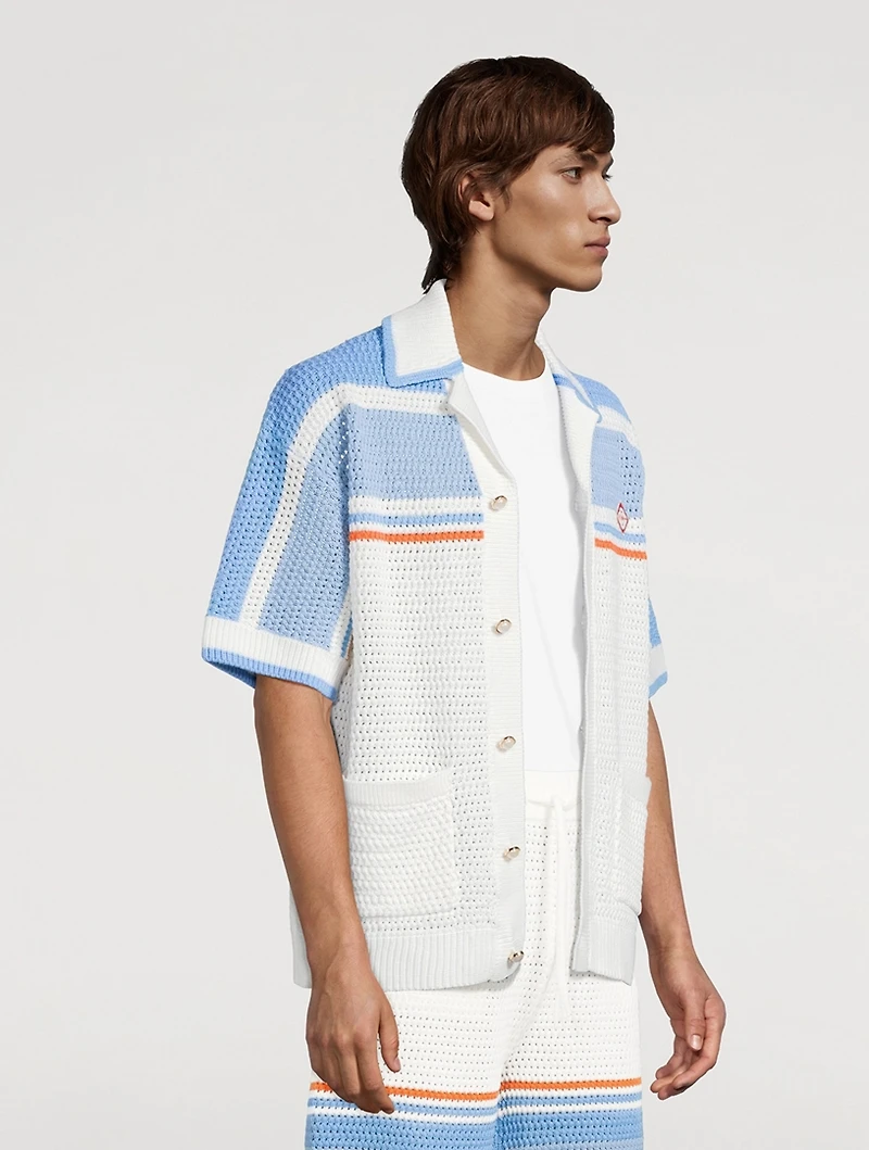Cotton Tennis Crochet Shirt