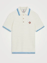 Cotton Boucle Polo Shirt