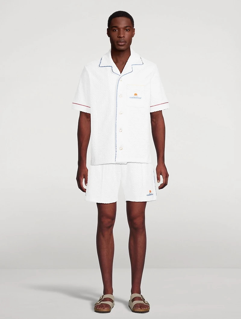 Monogram Jacquard Terry Shirt