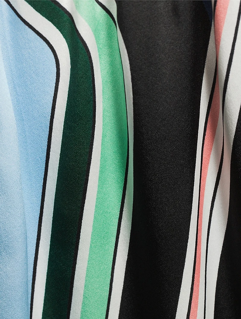 Graphic Mountain Silk Shorts