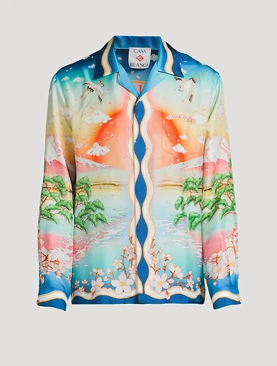 Tennis Club Silk Shirt