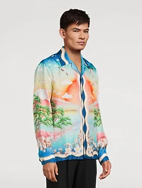 Tennis Club Silk Shirt