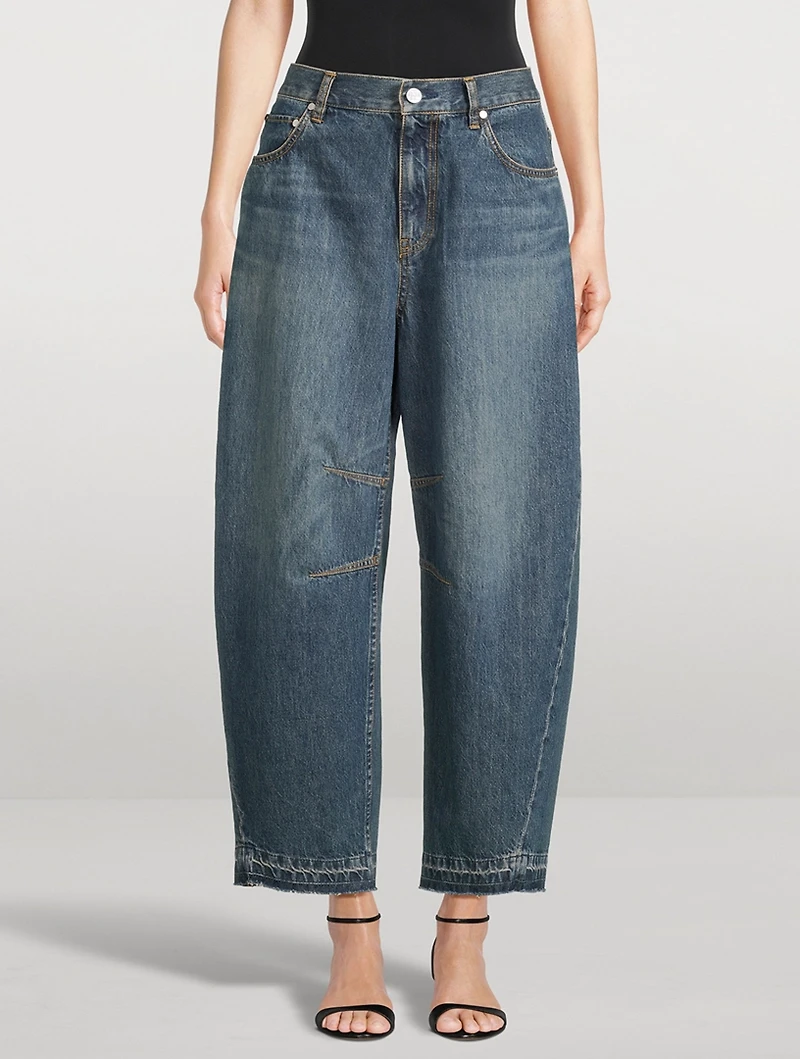 Barrel-Leg Jeans