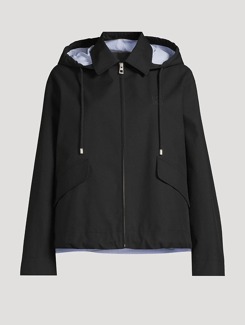 Cotton Gabardine Parka