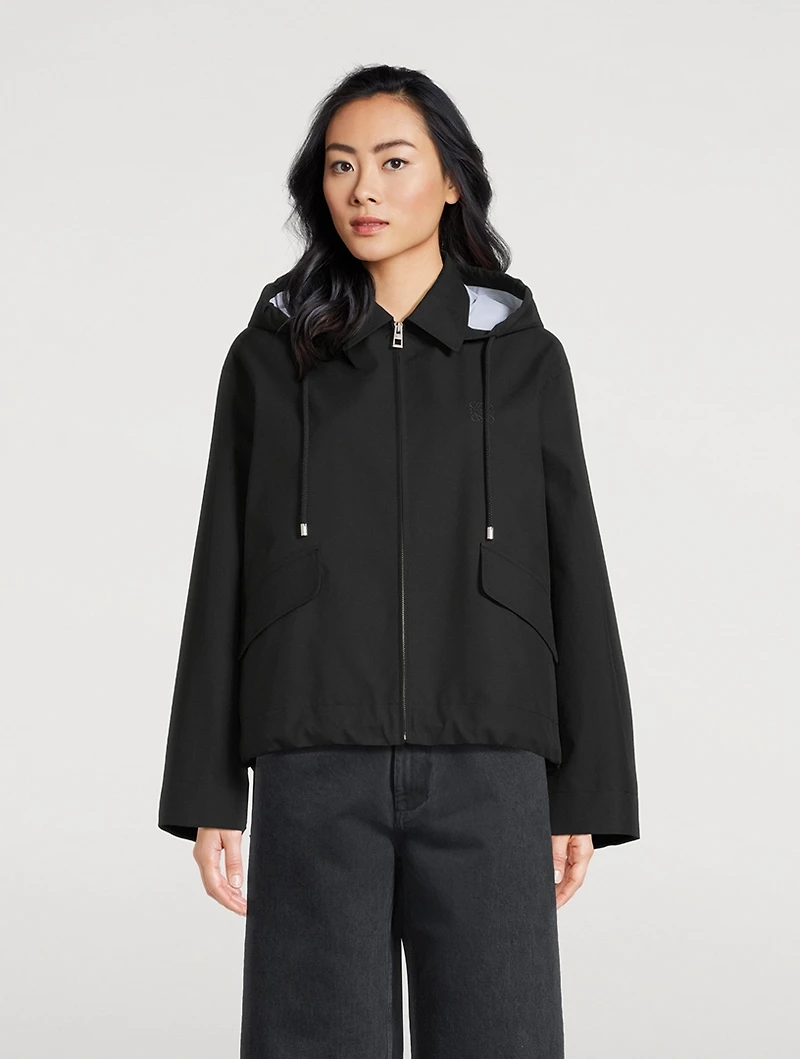 Cotton Gabardine Parka