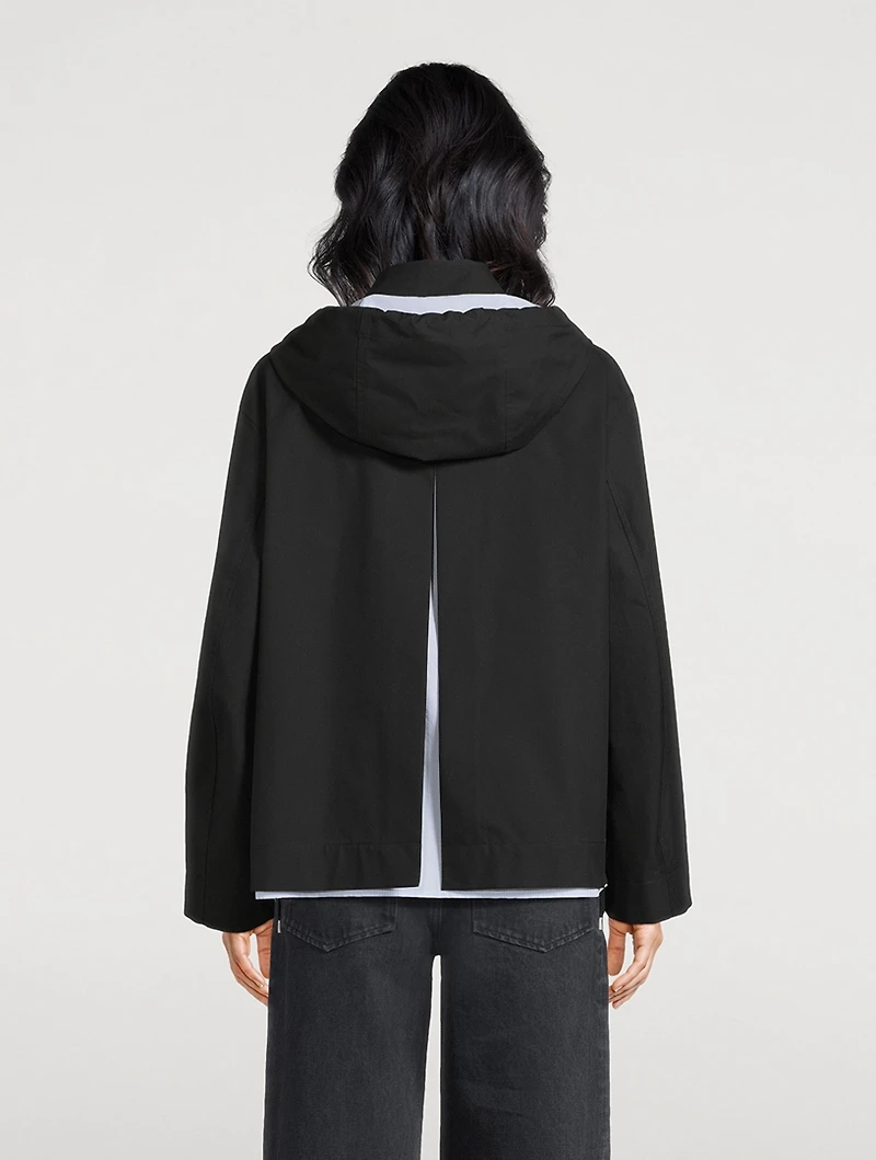 Cotton Gabardine Parka