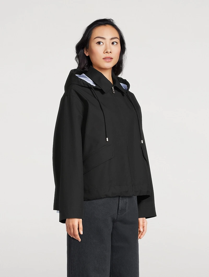 Cotton Gabardine Parka