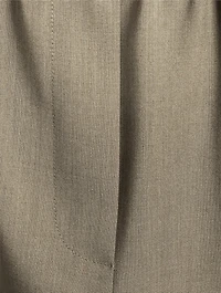 Logo-Elastic Wool Trousers