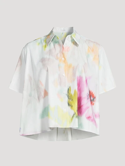 Trapeze Shirt Floral Print