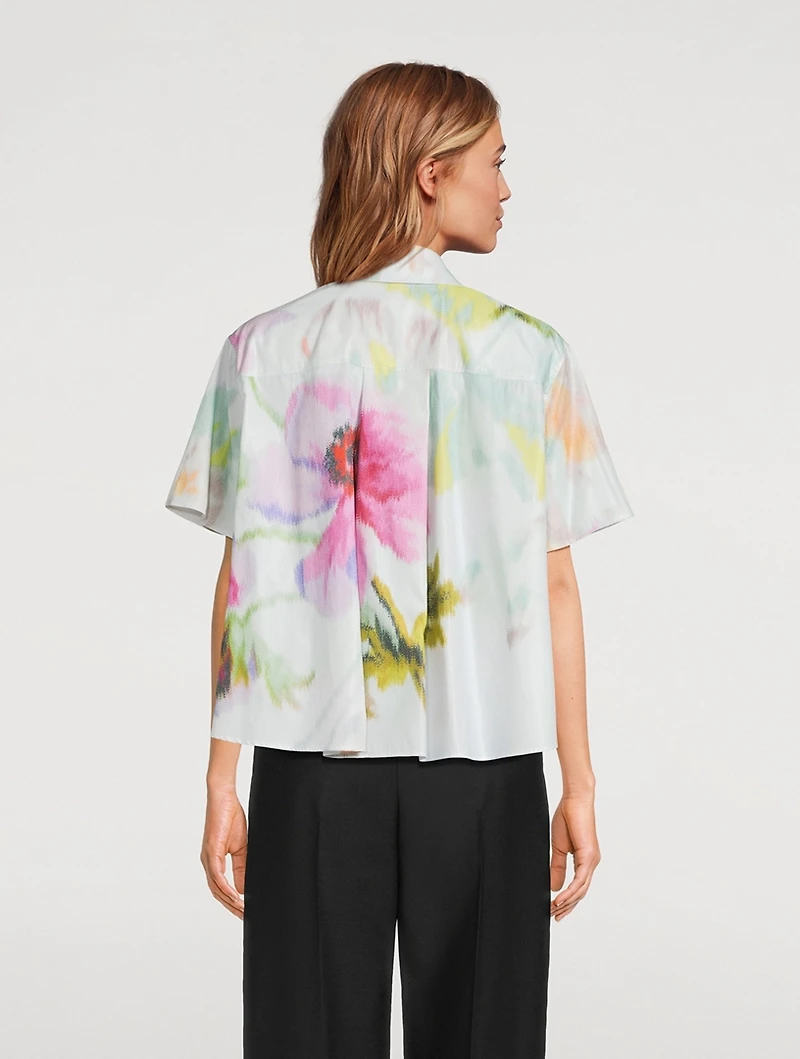 Trapeze Shirt Floral Print