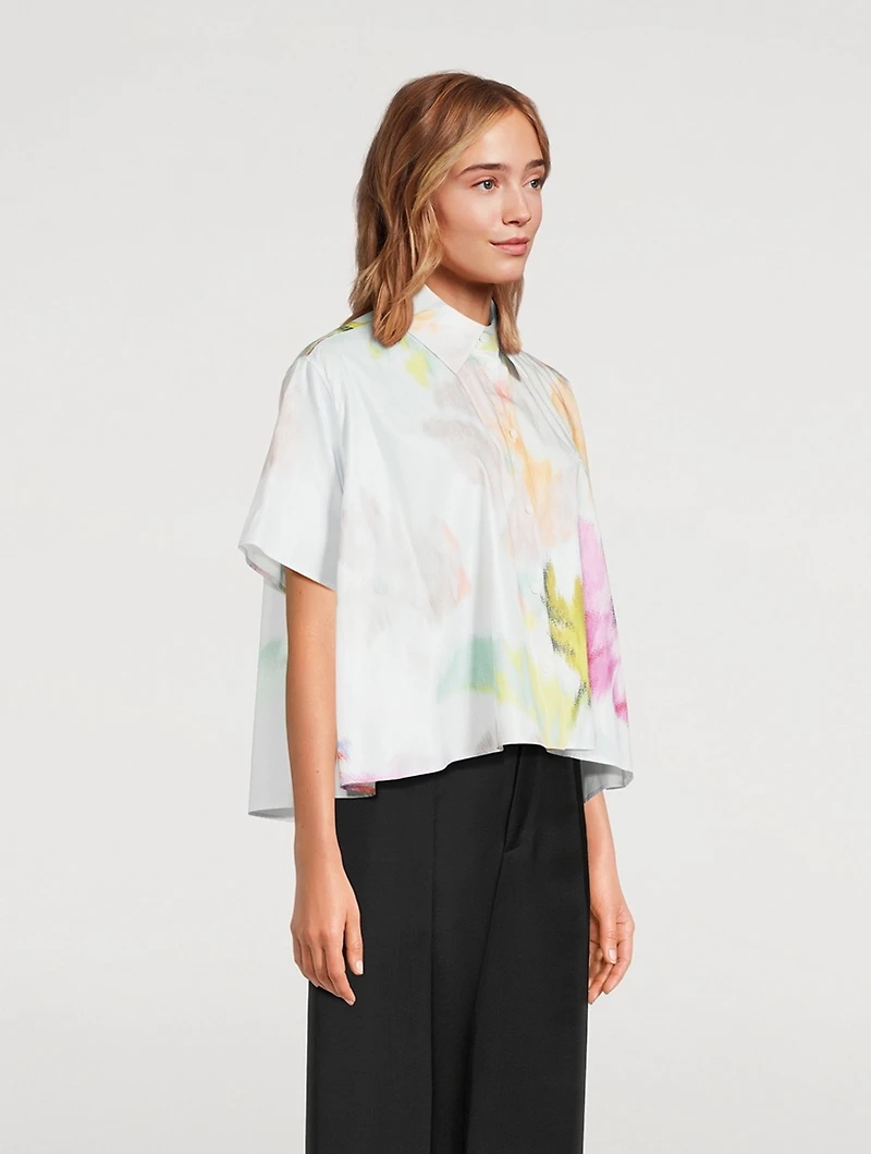 Trapeze Shirt Floral Print