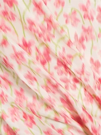 Twisted Mini Dress Floral Print