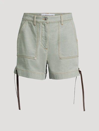 Workwear Denim Shorts