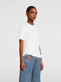 Twisted Jersey T-Shirt