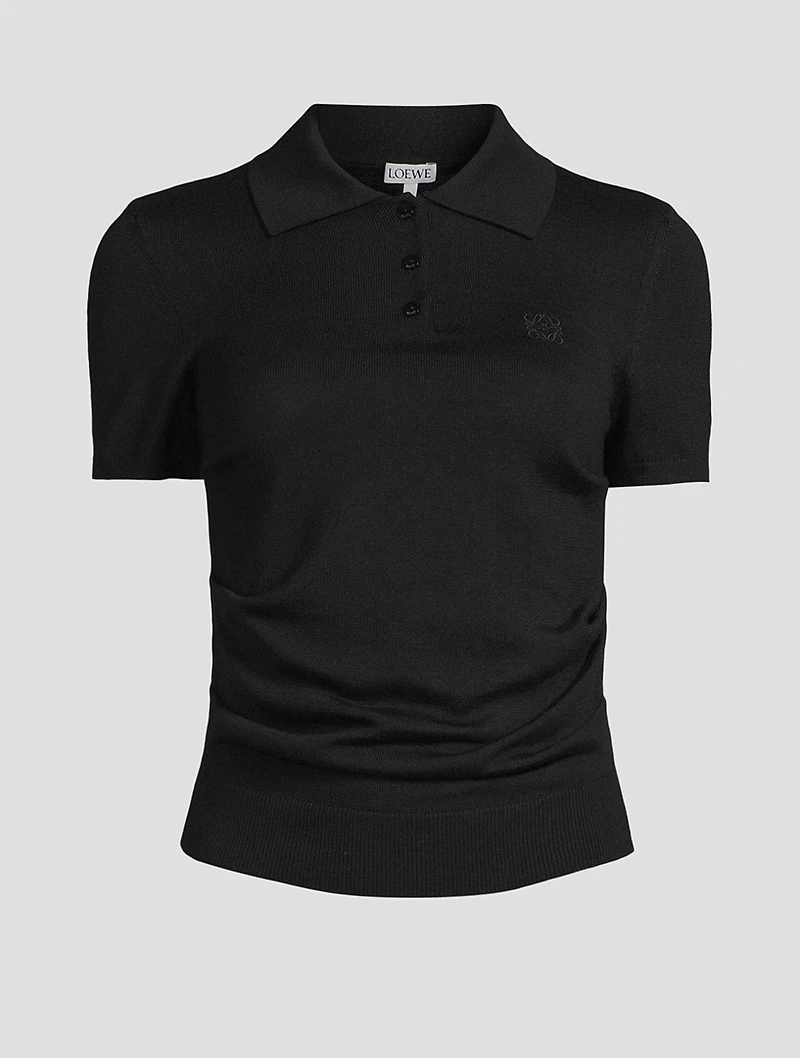 Cashmere Silk Polo Shirt