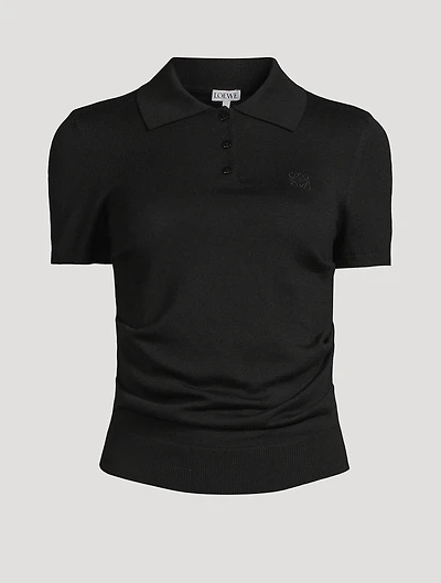 Cashmere Silk Polo Shirt