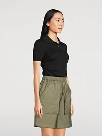 Cashmere Silk Polo Shirt
