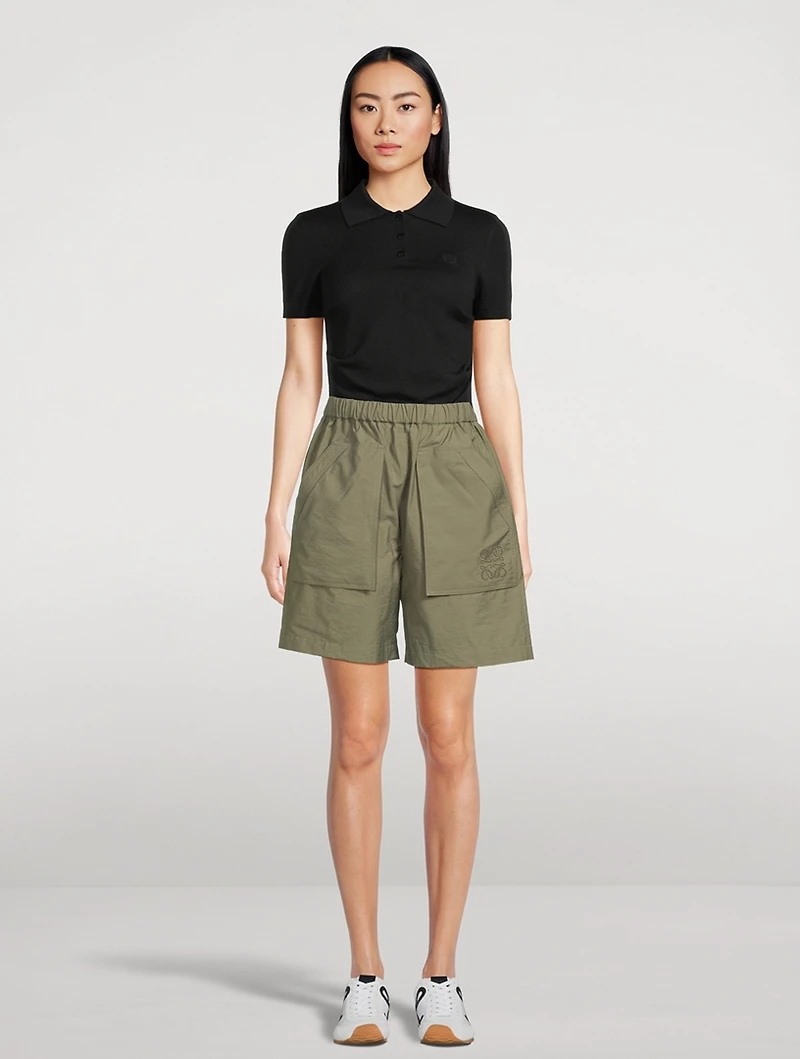 Cashmere Silk Polo Shirt