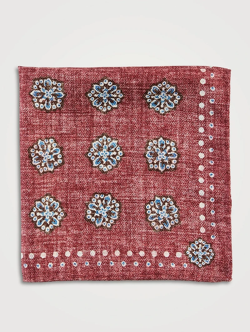 Noel Silk Pocket Square