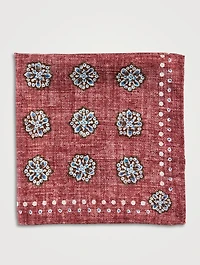 Noel Silk Pocket Square