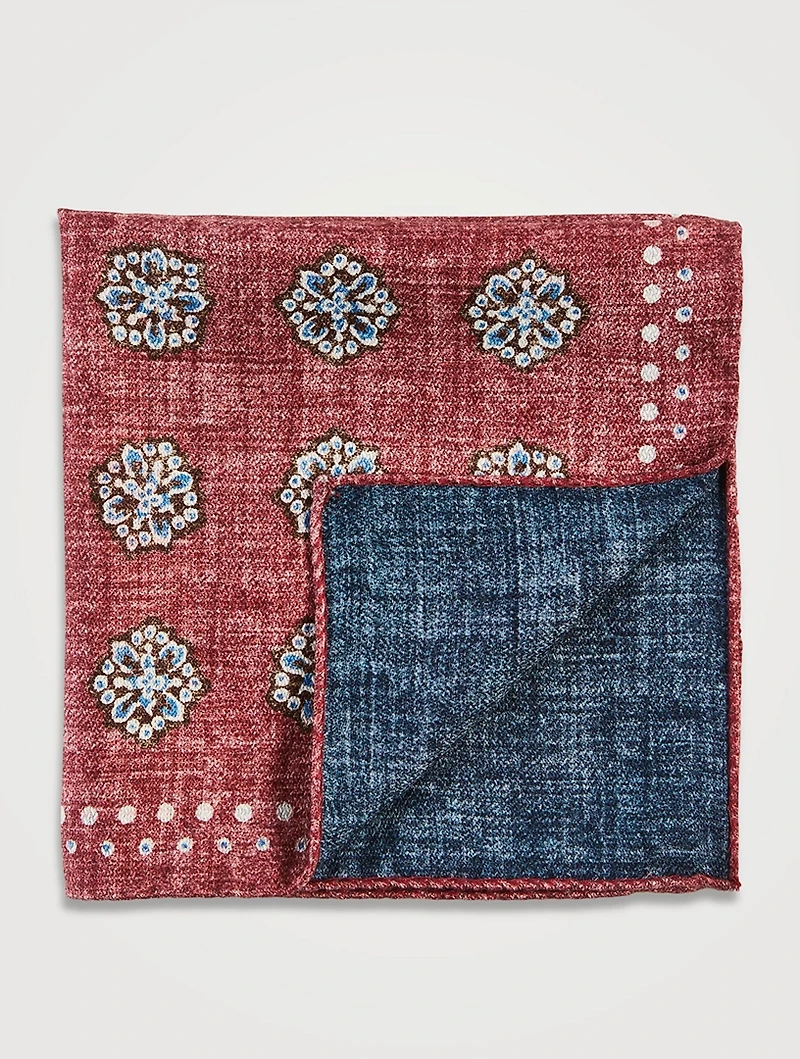 Noel Silk Pocket Square
