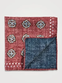 Noel Silk Pocket Square