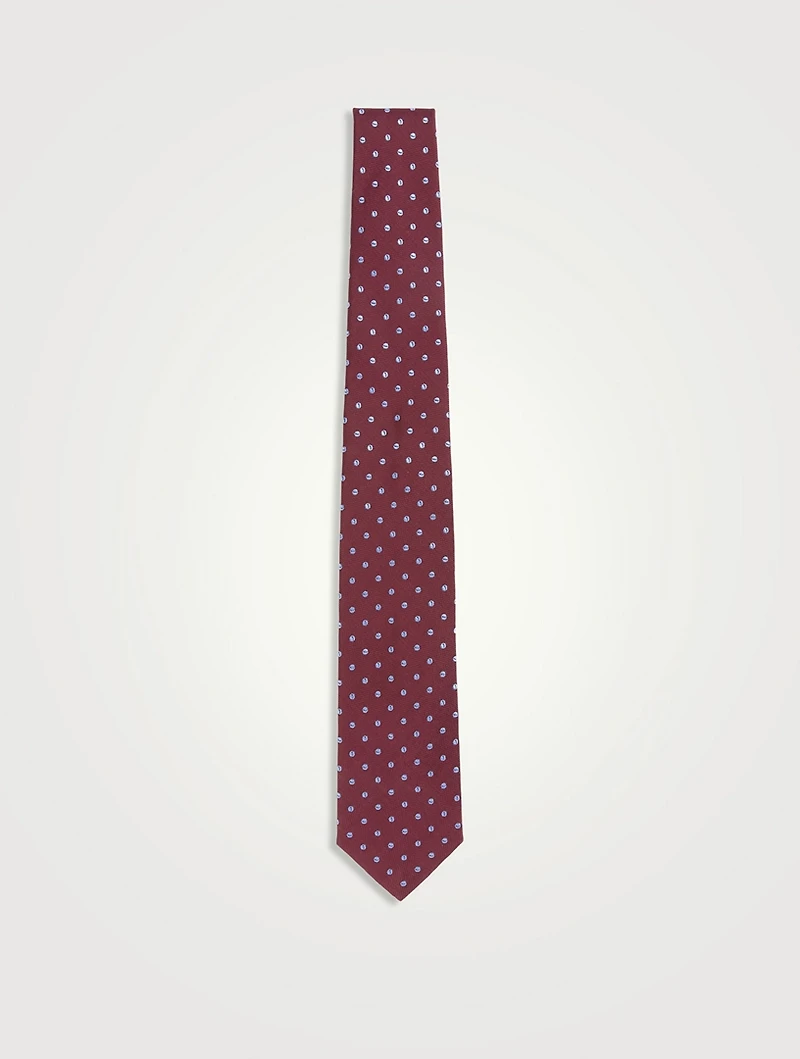 Fabien Silk And Cotton Tie