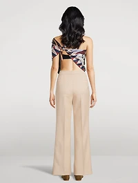 Silk Scarf In Giada Print