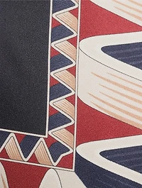 Silk Scarf In Giada Print