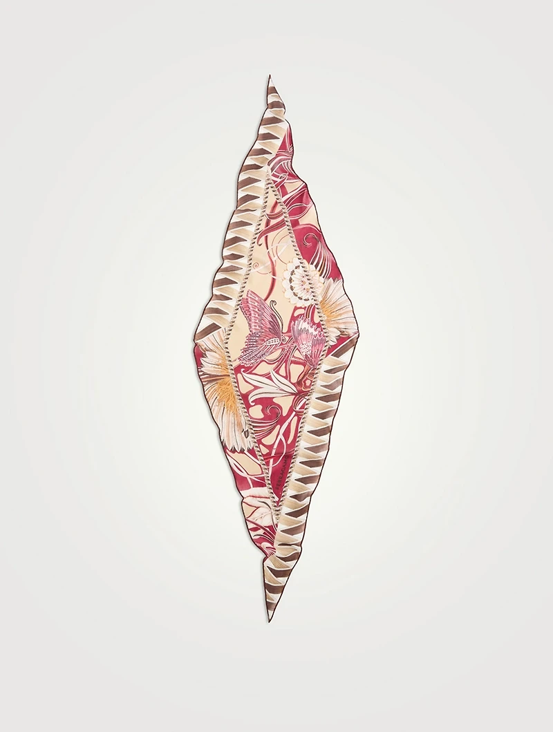 Wool Scarf In Giada Print