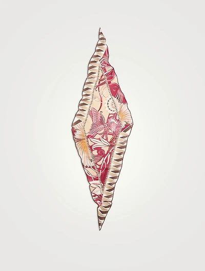Wool Scarf In Giada Print