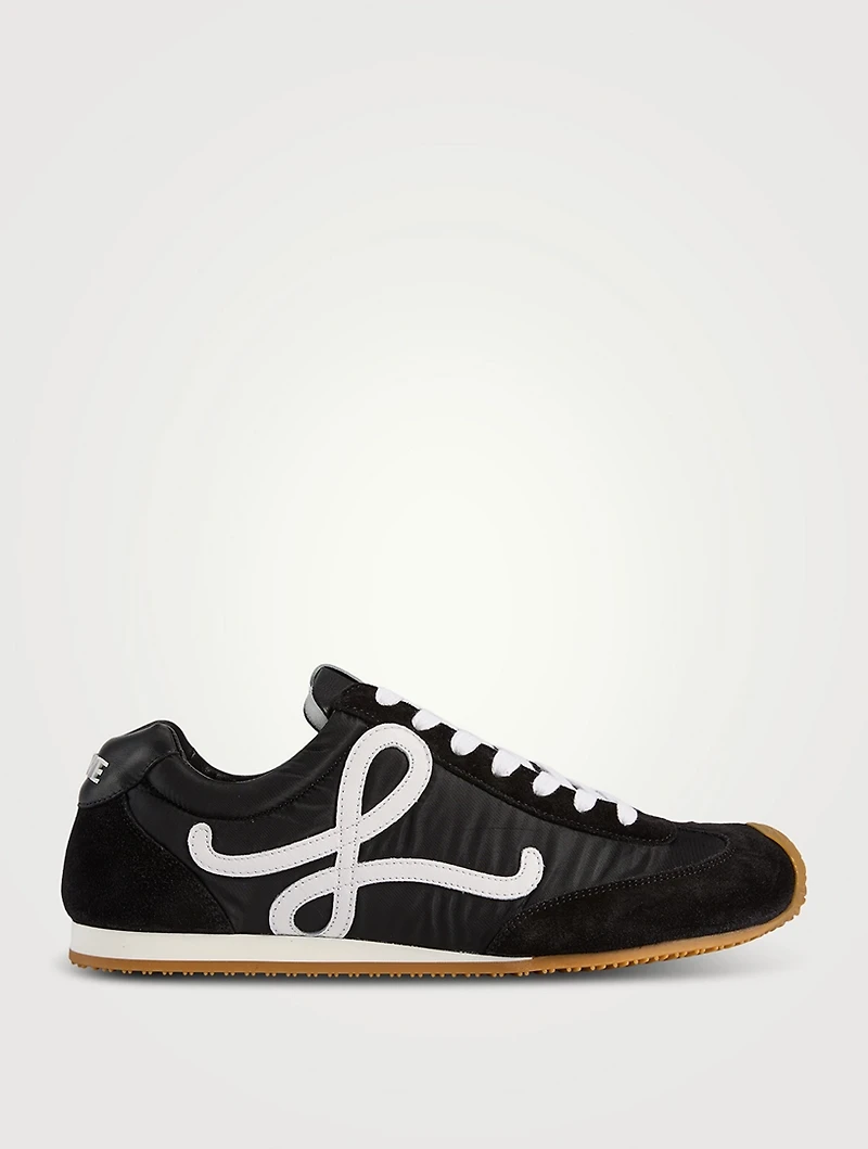 Ballet Runner 2.0 Nylon And Suede Sneakers