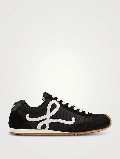 Ballet Runner 2.0 Nylon And Suede Sneakers