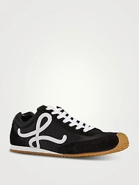Ballet Runner 2.0 Nylon And Suede Sneakers