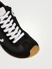 Ballet Runner 2.0 Nylon And Suede Sneakers