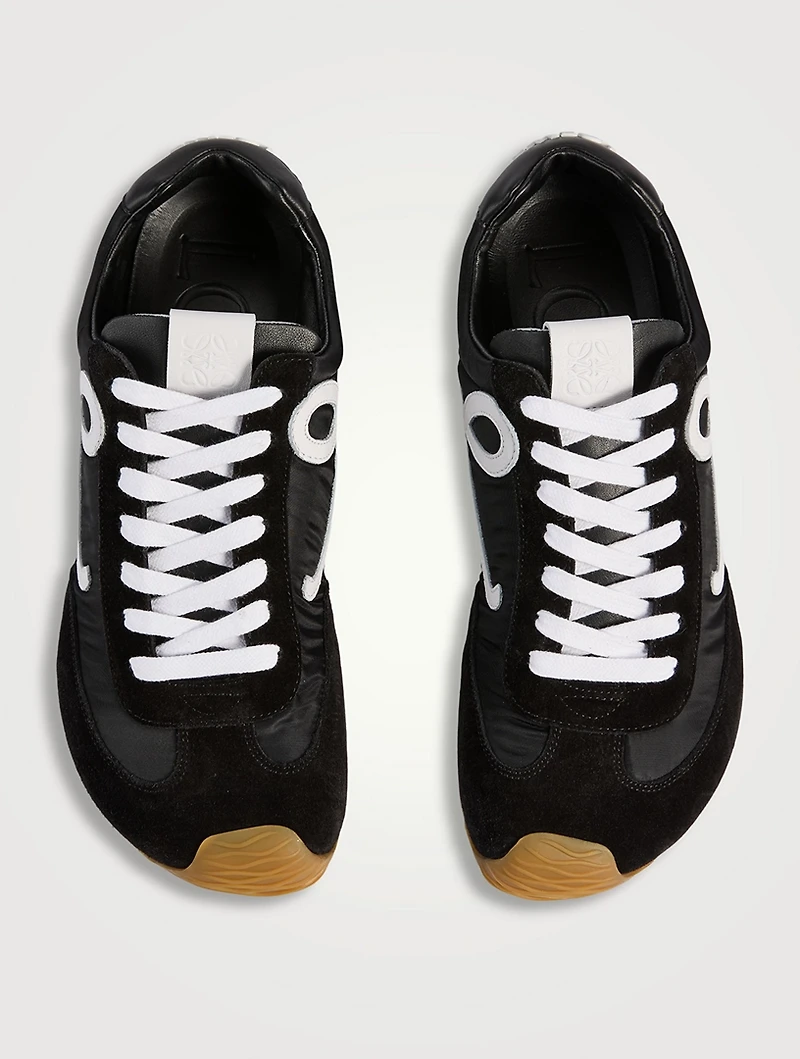 Ballet Runner 2.0 Nylon And Suede Sneakers