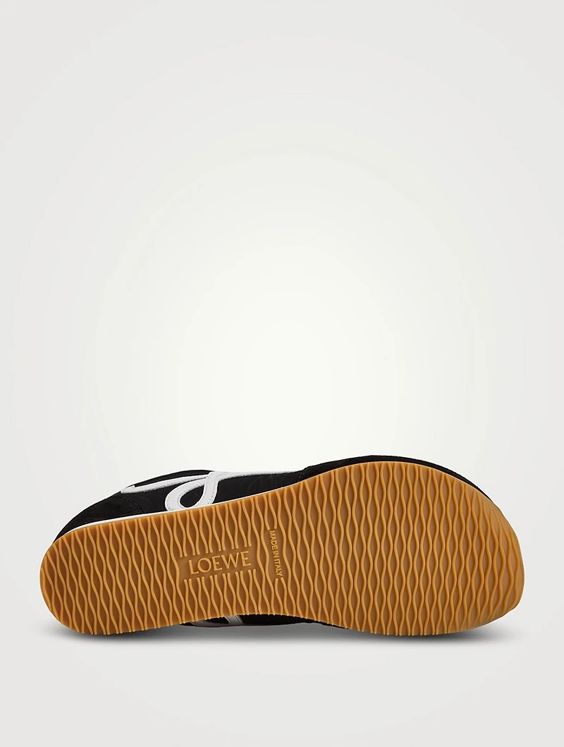 Ballet Runner 2.0 Nylon And Suede Sneakers