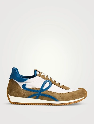 Flow Runner 2.0 Suede And Nylon Sneakers