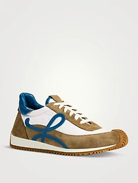 Flow Runner 2.0 Suede And Nylon Sneakers