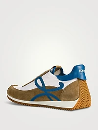 Flow Runner 2.0 Suede And Nylon Sneakers