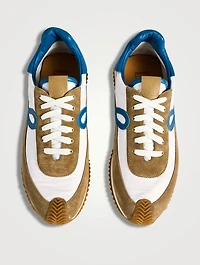 Flow Runner 2.0 Suede And Nylon Sneakers