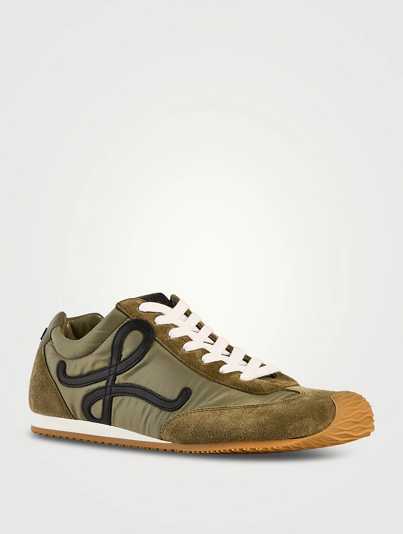 Ballet Runner 2.0 Suede And Nylon Sneakers