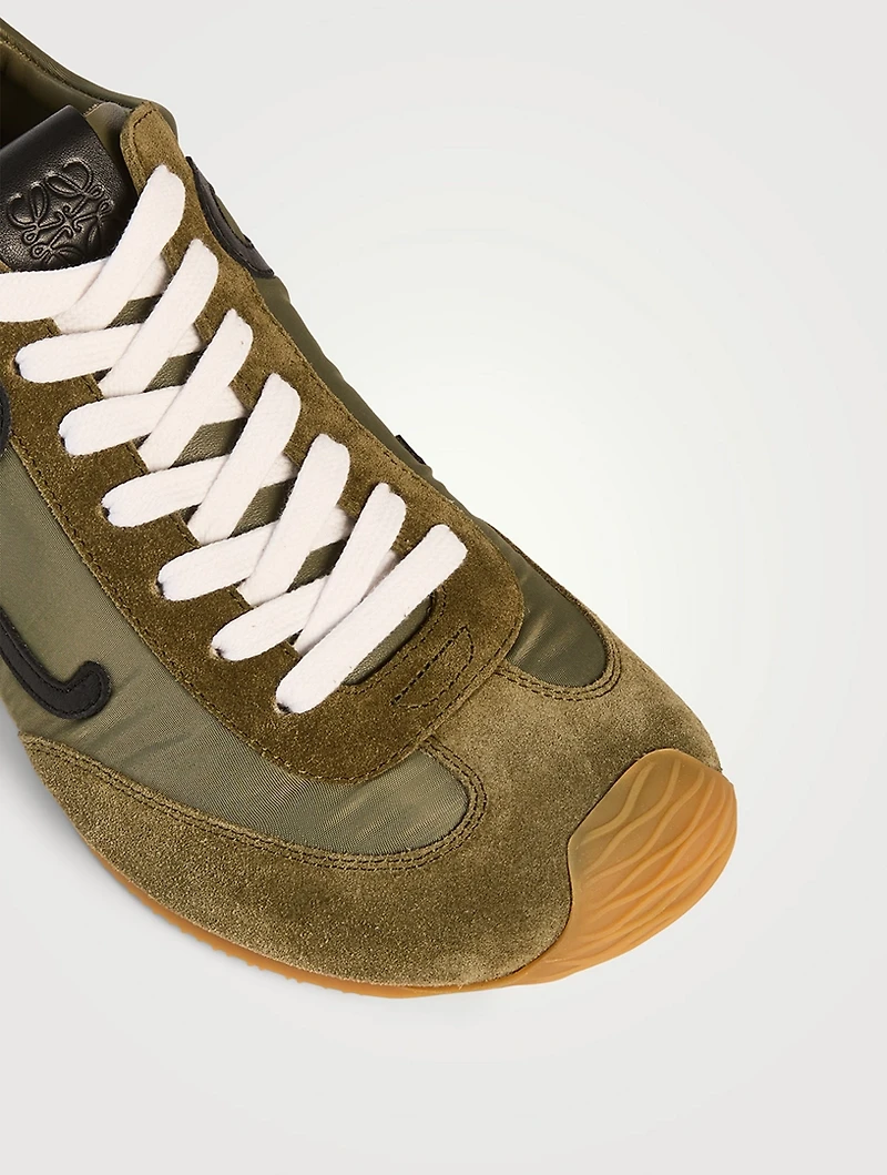 Ballet Runner 2.0 Suede And Nylon Sneakers